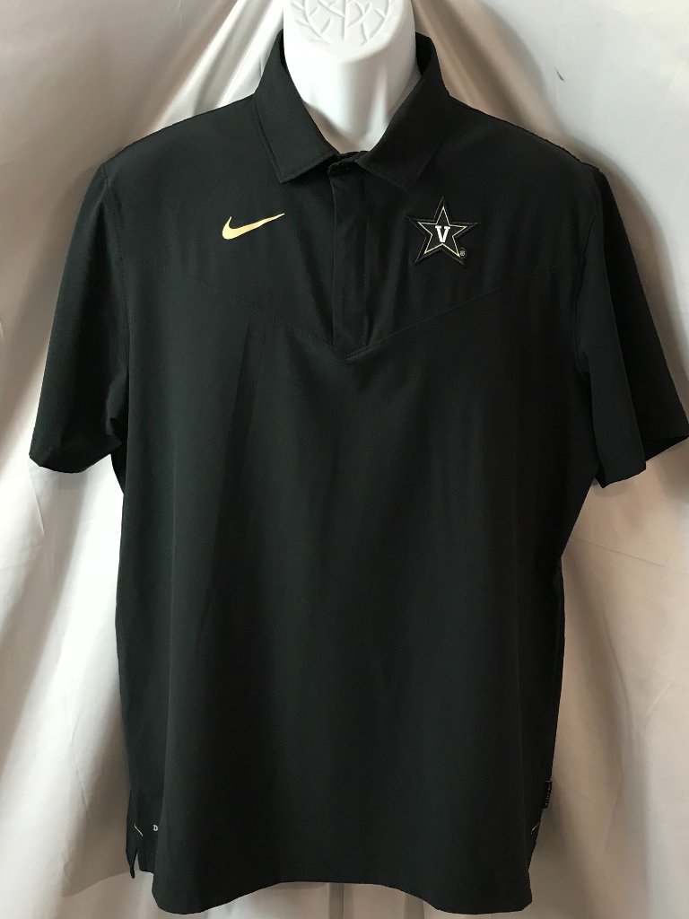 Nike Vanderbilt University Commodores Sec Active Athletic Sport Cut Polo Shirt